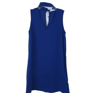 NEW Jack by BB Dakota Blue Shift Dress XS Xsmall Sleeveless Choker Style
